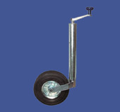 Disselwiel vol rubber