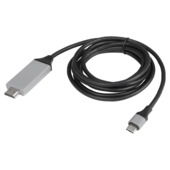 Q-link USB-C naar HDMI kabel 1,8 meter zwart