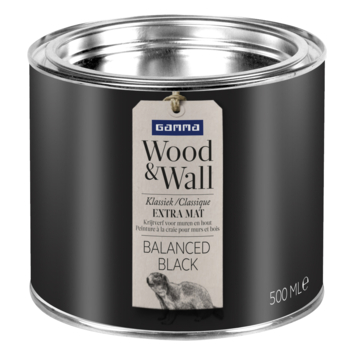 Verrijking Manifestatie Geduld GAMMA | Gamma Wood&Wall krijtverf Balanced Black 500 ml kopen? |  muurverf-kleur