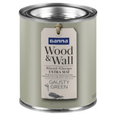 Gamma Wood&Wall krijtverf kleurtester Gausty Green 100 ml