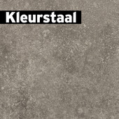 Kleurstaal Bruynzeel click PVC Vlieland tegel XL donkergrijs betonlook