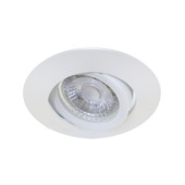 GAMMA inbouwspot 1 stuk richtbaar wit Ø 93mm