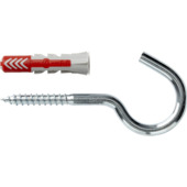 Fischer Universeelplug DuoPower 10x50mm met grote haak 2 stuks