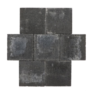 Trommelsteen Beton Plano Antraciet 21x21x7 cm