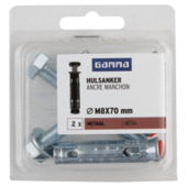 GAMMA Hulsanker M8x70mm + bout 8x60mm+r 2ST