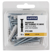 GAMMA Basisplug 6x30mm + uni 4x45mm 12ST