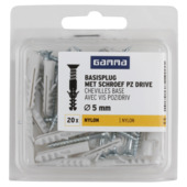 GAMMA Basisplug 5x25mm + uni 3,5x30mm 20ST