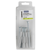 GAMMA kraagplug 10x60mm + uni 6x80mm 5ST