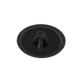 Rotadrill afdekkap schroef universeel zwart 40 stuks