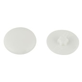 Rotadrill afdekkap schroef universeel T20 wit 40 stuks