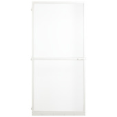 OK vaste hordeur wit 100x210 cm