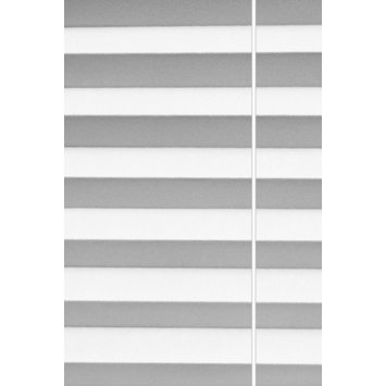 Kleurstaal GAMMA maatwerk enkel plisségordijn deels verduisterend wit (7201)