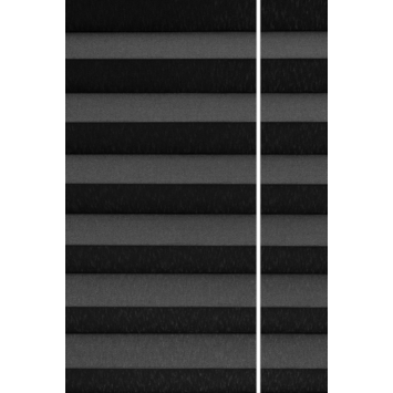 Kleurstaal GAMMA maatwerk enkel plisségordijn deels verduisterend zwart (7109)