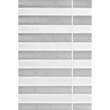 Kleurstaal GAMMA maatwerk enkel plisségordijn deels verduisterend grijs (7125)