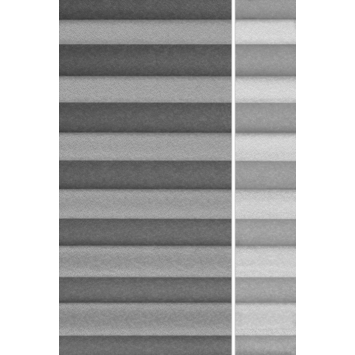 Kleurstaal GAMMA maatwerk enkel plisségordijn deels verduisterend licht grijs (7107)