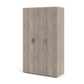 Gamma Kledingkast Pisa 3 deurs truffel 200x118x50 cm aanbieding