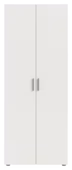 Kledingkast Pisa 2 deurs wit houtnerf 200x79x50 cm