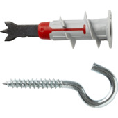 Fischer gipsplaatplug DuoBlade RH met ronde haak