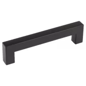 Greep Eddy zwart rvs 128 mm