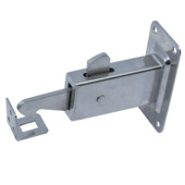 Deurvastzetter montage muurplaat RVS