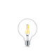 Philips LED globe E27 60W filament helder warmglow dimbaar