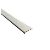 Trapkant aluminium mat zilver 25x6x1000x1,6mm