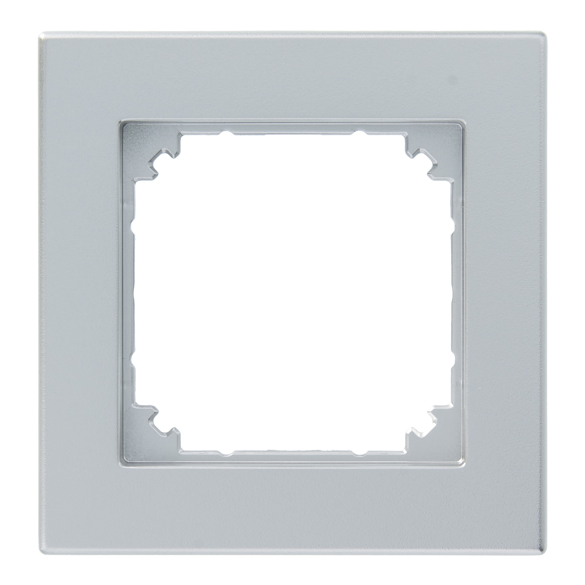 Merten Schneider System M Plan Afdekraam 1 Voudig Aluminium merten kopen in de aanbieding