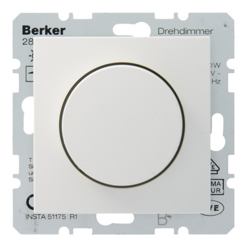 Berker B1-B.3-B.7 Dimmer Gloei-/Halogeenlamp 60-400W Wit