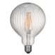 Handson LED-filament globe 125mm helder bewerkt glas