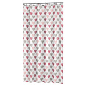 Sealskin Douchegordijn Amor Rood 180x200 cm