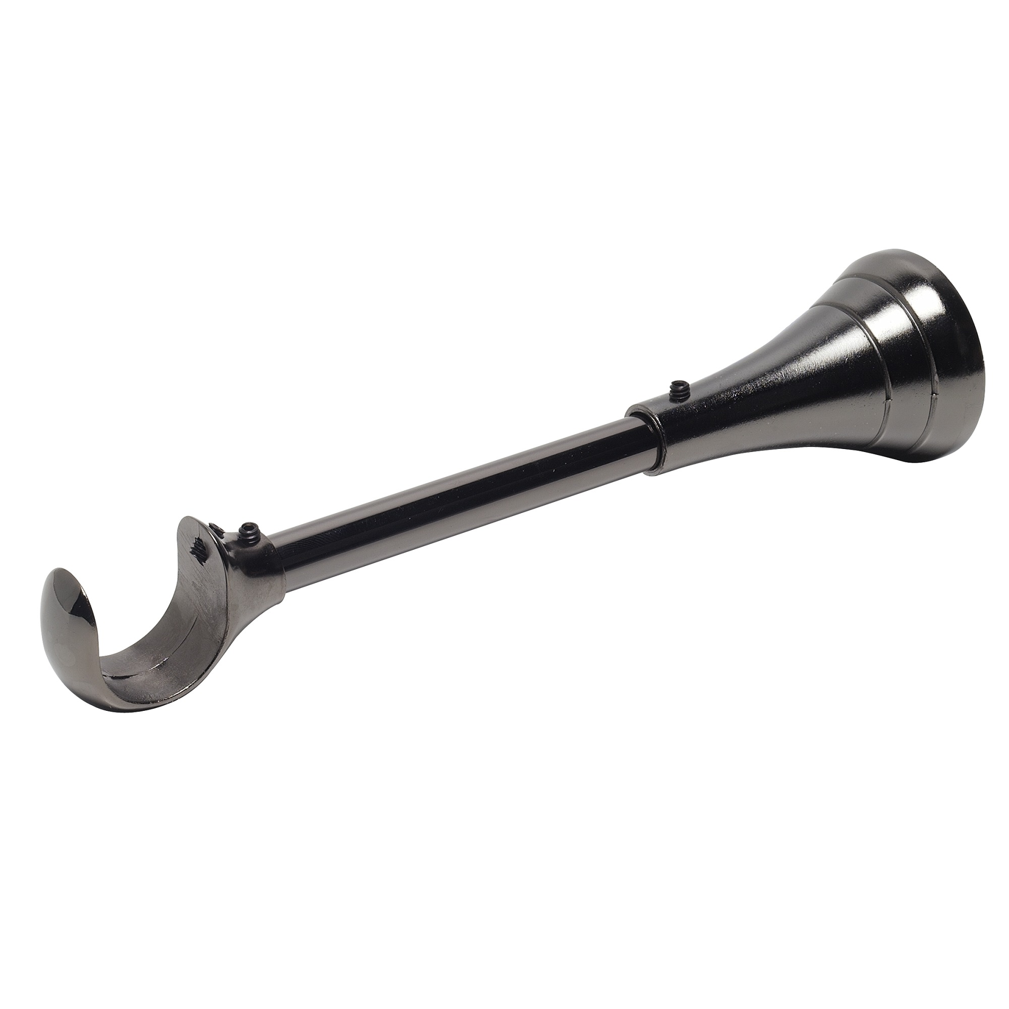 Intensions Classic Steun Roede Uitschuifbaar 28 Mm Black Nickel 11 22 intensions kopen in de aanbieding