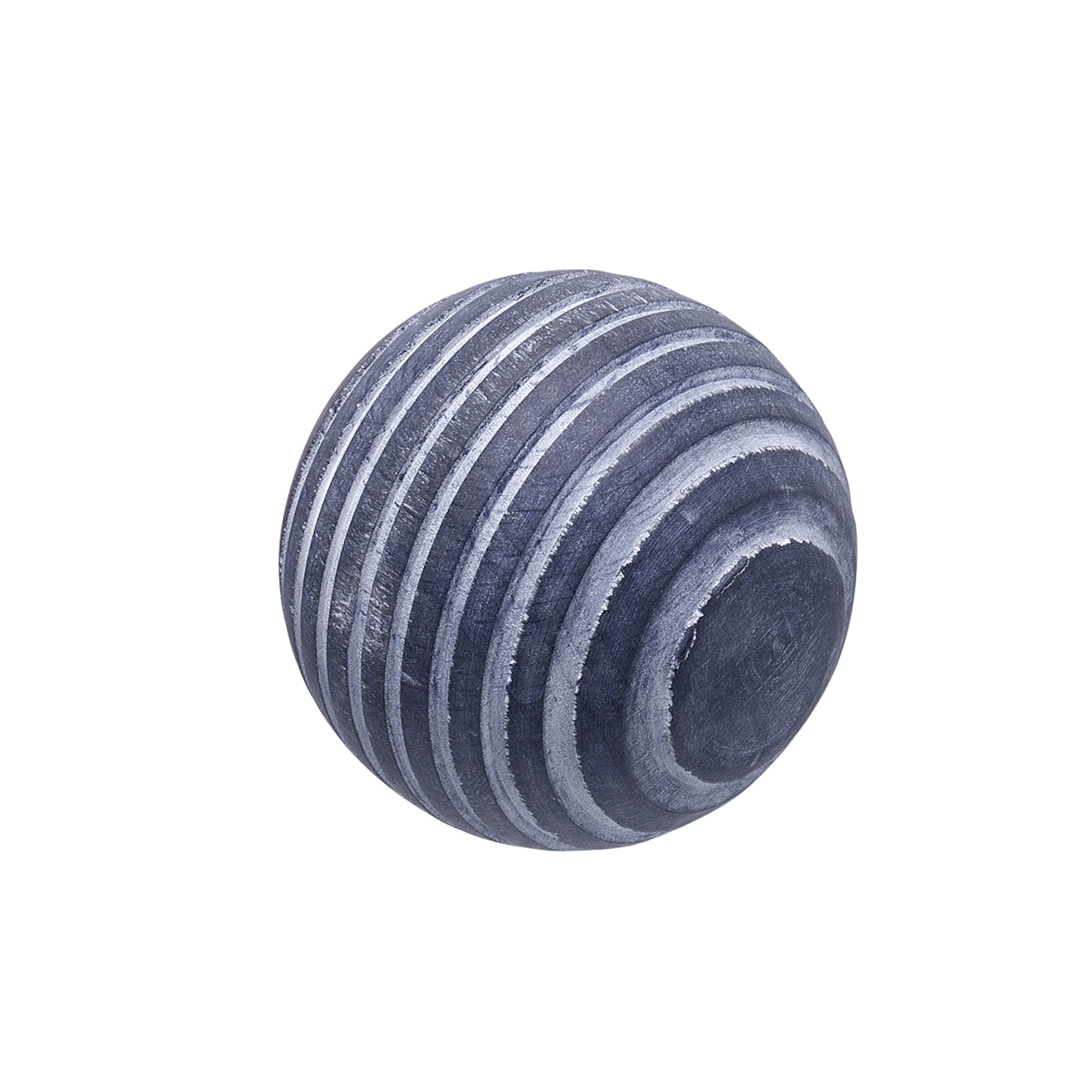 Intensions Natural Eindknop Roede Bol Streep 28 Mm Kalk Grijs 2 Stuks intensions kopen in de aanbieding