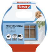 Tesa professional outdoor afplaktape blauw 25 mm x 25 m