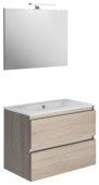 Atlantic by Allibert badmeubelset Emma 80 cm 2 lades hout