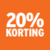 20% korting