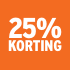 25% Korting
