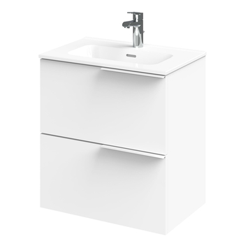 Tiger badmeubelset Pocket 60 cm met 2 lades Wit