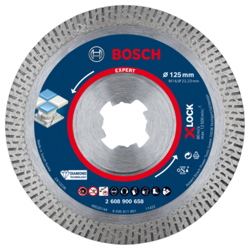 Vriendin overloop bijl GAMMA | Bosch Expert HardCeramic X-lock diamantschijf 125mm keramisch  kopen? | slijp-accessoires