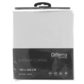 Douchegordijn Differnz peva wit 180x200cm