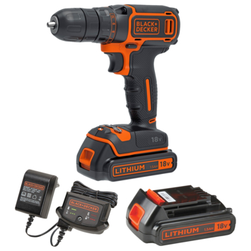 verkoopplan nogmaals Aktentas GAMMA | BLACK+DECKER accuboormachine BDCDC18B-QW + extra accu kopen? | black -decker