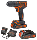 BLACK+DECKER accuboormachine BDCDC18B-QW + extra accu