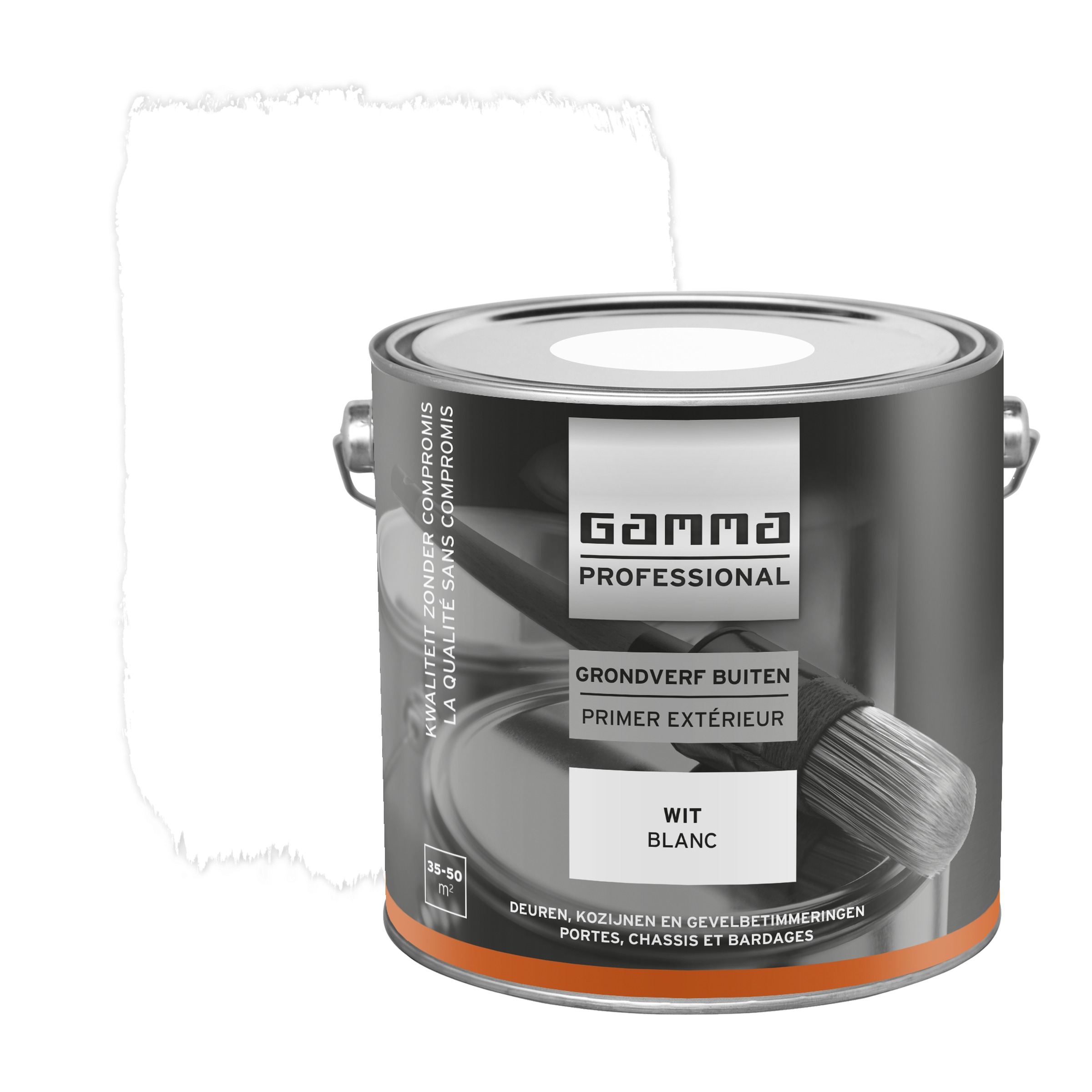 Gamma Professional Grondverf Buiten Wit 25 Liter gamma professional kopen in de aanbieding