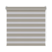 Decosol duo rolgordijn lichtdoorlatend t.b.v. draaikiepraam grijs (kleurnr. 4313) 42x160 cm (bxh)