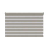 Decosol duo rolgordijn lichtdoorlatend t.b.v. draaikiepraam grijs (kleurnr. 4313) 127x160 cm (bxh)