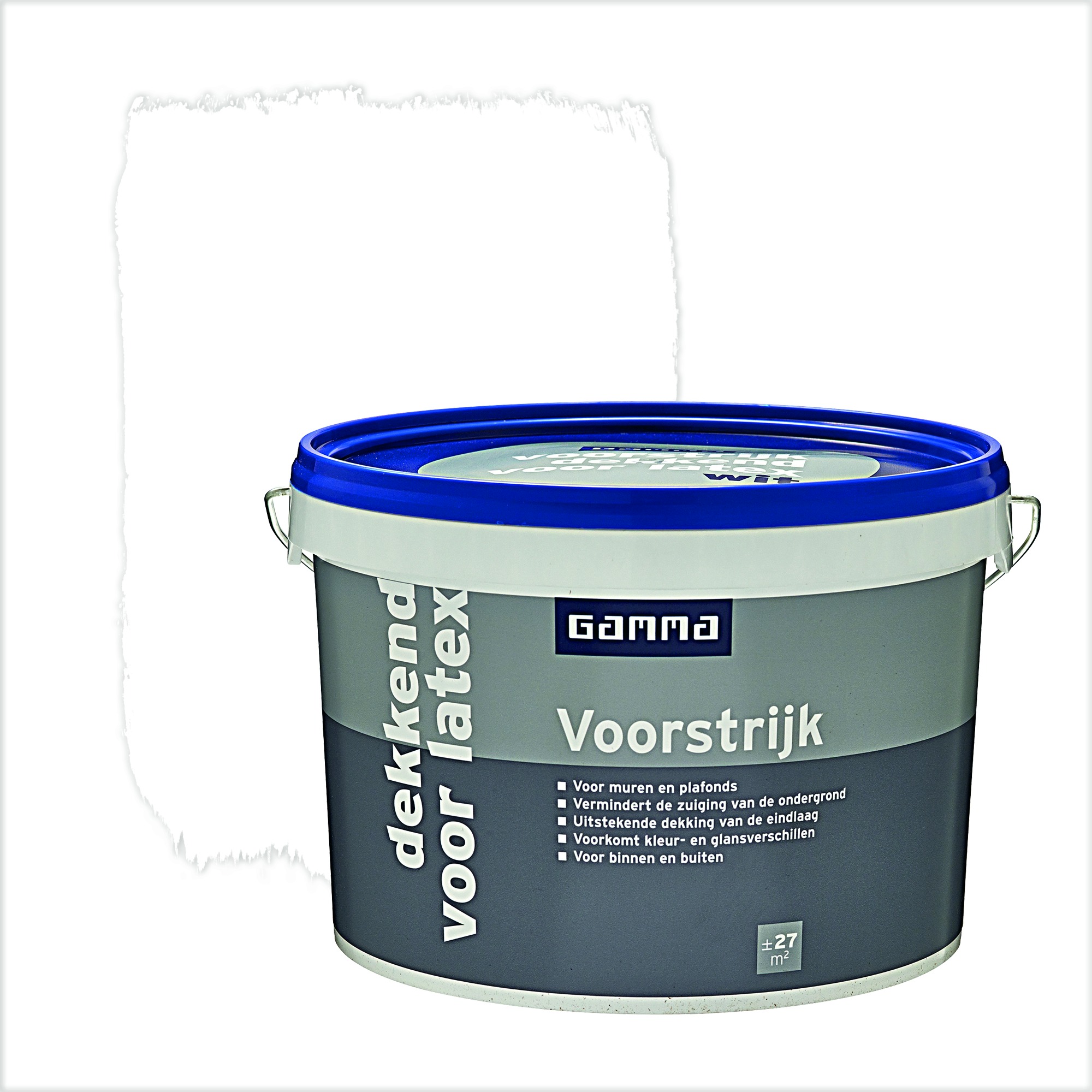 Gamma Voorstrijk Dekkend Voor Latex Wit 25 Liter gamma kopen in de aanbieding