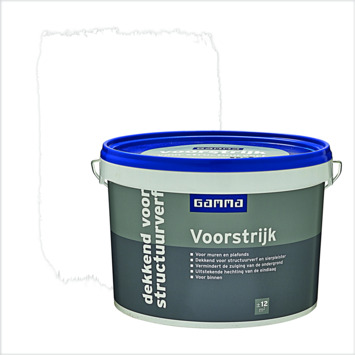 GAMMA voorstrijk dekkend voor structuurverf wit 2,5 liter