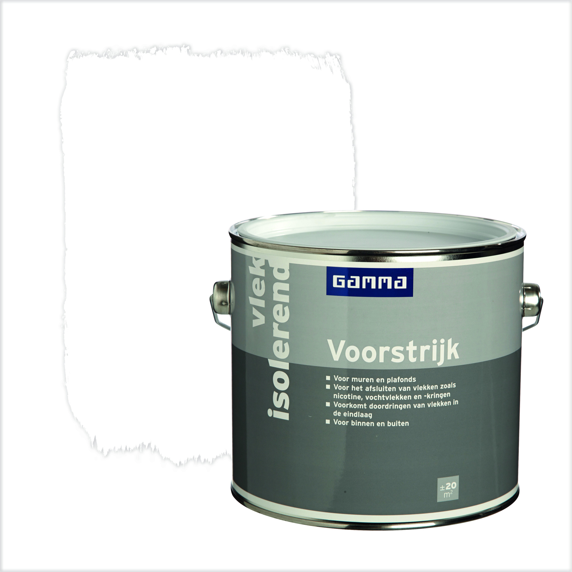 Gamma Voorstrijk Vlek Isolerend Wit 25 Liter gamma kopen in de aanbieding
