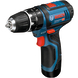 Bosch Professional 12V klopboormachine GSB 12V-15 incl. 2 accu's 2.0Ah + lader en L-BOXX