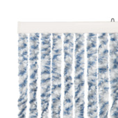 Livn deurgordijn Chenille blauw 100x230 cm