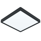Led plafondlamp lamp 285x285 zwart 3000k Fueva 5